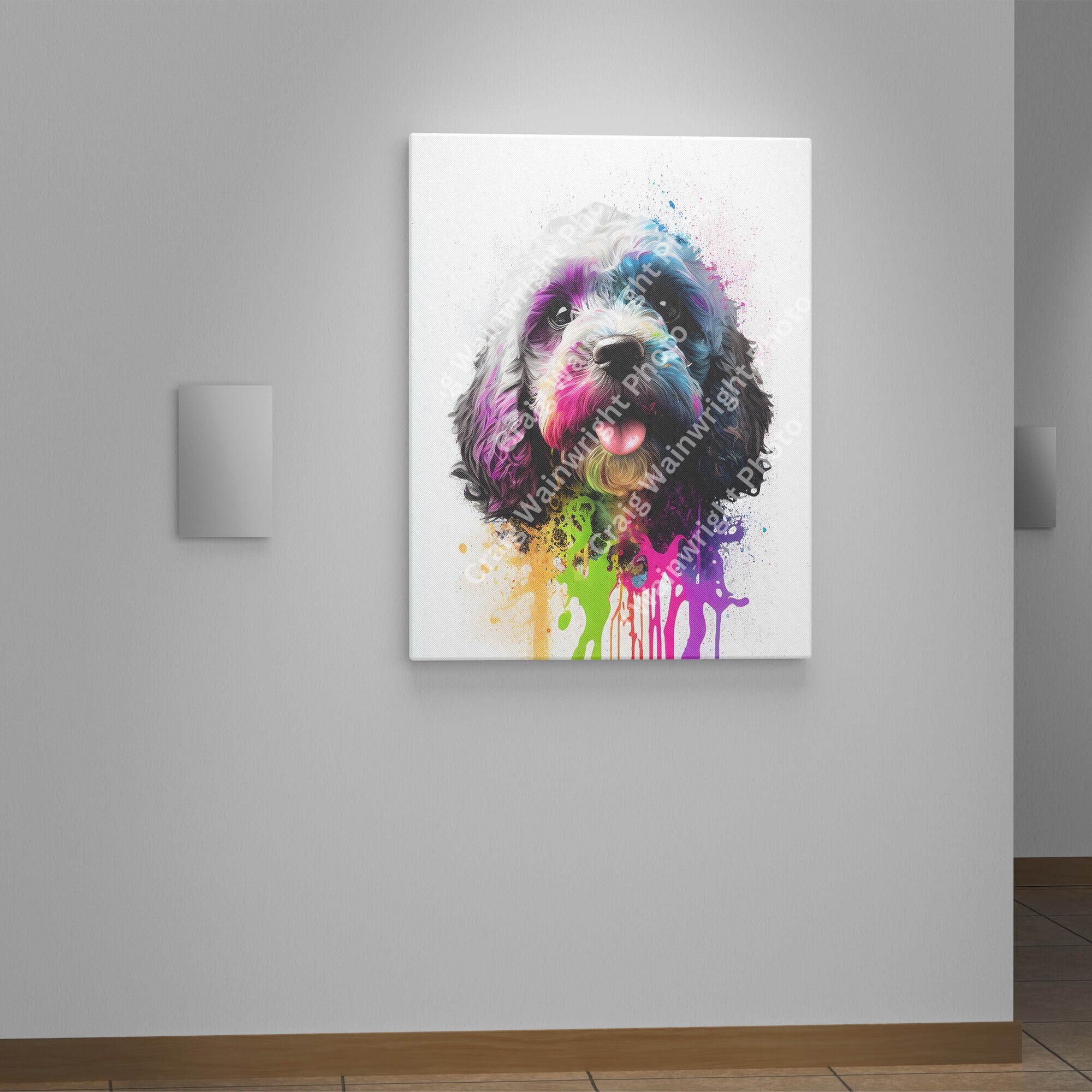 Cockapoo Digital Cockapoo Digital Download AI Art Printable Cockapoo Print - Etsy