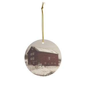Red Barn Ornament