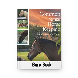 Barn Book Hardcover Journal for Stable Owners and Managers, Record Keeping for Barn and Horse Information, Matte Finish, Equestrian Journal,