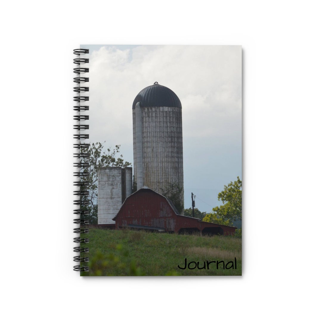 Virginia Barn Spiral Notebook Ruled Line - Etsy