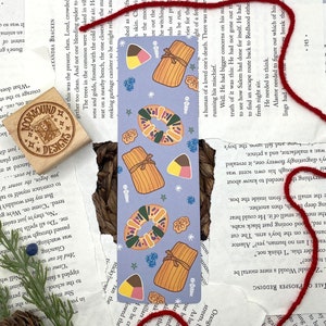 Mexican Christmas | Individual or Set | Xmas | Laminated | Handmade Bookmarks | Tassel | Noche Buena | Stocking Stuffer | Tamales | Winter