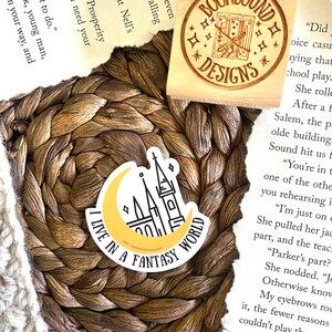 Fantasy World Vinyl Sticker: Bookish E-Reader Decal