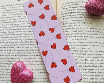 Heart Lollipop Bookmark, Cute Valentine's Day Gift