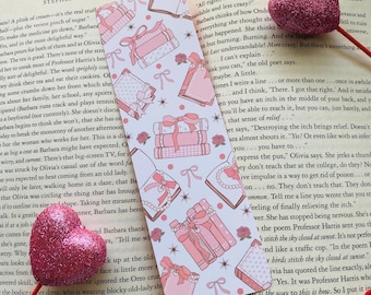Romance Bookstack Bookmark: Laminated Book Lover Gift