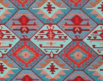 Tessuto per tappezzeria Kilim turco: tessuto orientale in ciniglia bohémien tagliato su misura