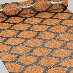 Tissu d&#39;ameublement ottoman, tissu turc au mètre, tissu à motif kilim turc, tissu bohème, tissu jacquard, motif tribal.