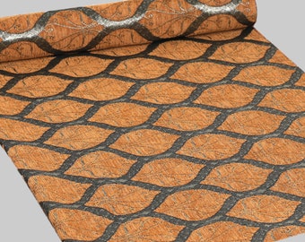 Turkish Kilim Fabric: Bohemian Jacquard Upholstery Fabric