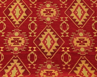Tessuto per tappezzeria in ciniglia turca: Boho Kilim Jacquard