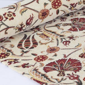 Turkish upholstery kilim fabric, jacquard fabric, morocco fabric, persian fabric, tapestry fabric, kilim fabric by the yard, kelim stoff.