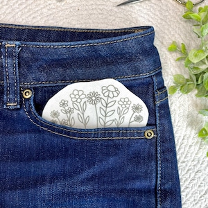 Wild Flowers Embroidery PDF – Printable Stick & Stitch Floral Patterns for Stabilizer | Beginner Hand DIY Embroidery, Instant Download image 3