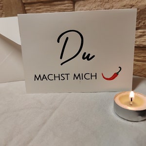 Je windt mij op Valentijnskaart, trouwkaarten, verjaardagskaart. versierd met goudfolie