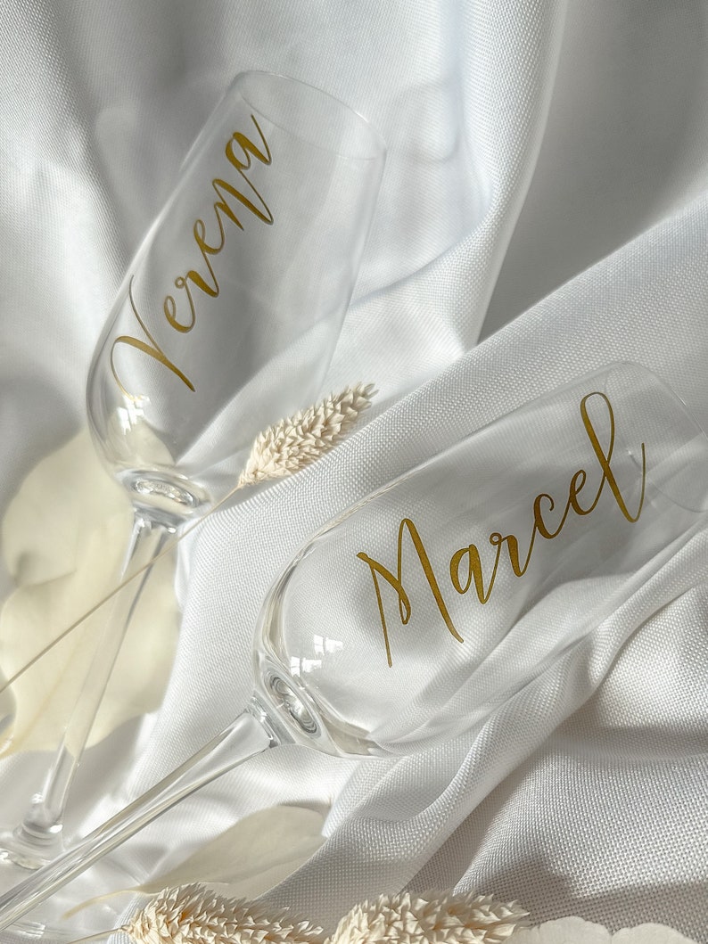personalized champagne glass wedding gift bachelorette party bride groom maid of honor champagne champagne glasses desired name celebration birthday image 4