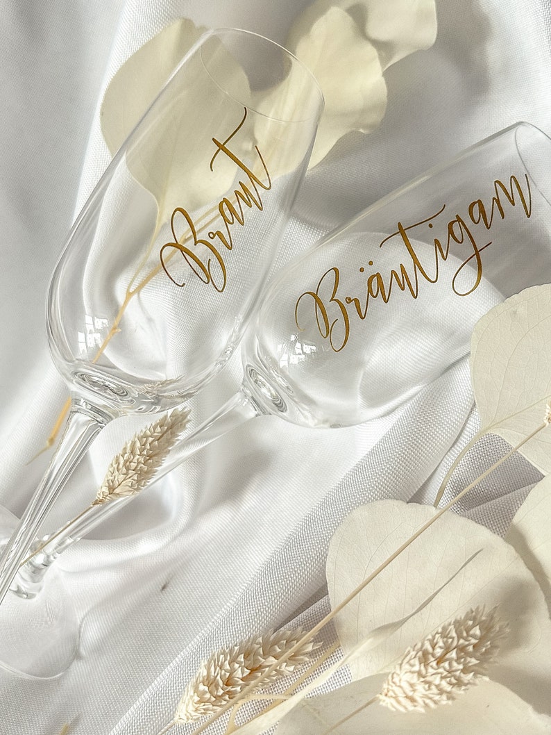 personalized champagne glass wedding gift bachelorette party bride groom maid of honor champagne champagne glasses desired name celebration birthday image 2