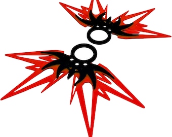 Dragon Flow Fans - Flexible Claws - Customized Colors - UV Active