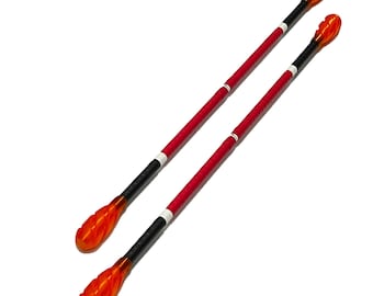 Spinning / Juggling Short Staff - Customized Colors - UV Active
