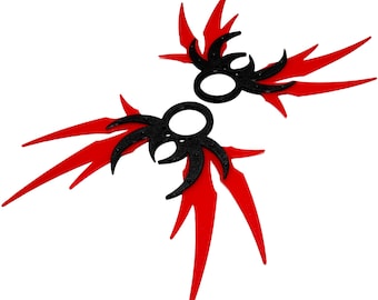 Vampire Flow Fans - Flexible Claws - Customized Colors - UV Active