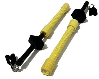 Feuerfackel-Poi – Volle Verbrennung – Reines Kevlar – Silikonschutz – Silikon-Schutzband