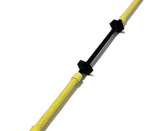 Drehbarer Feuerstab – Volle Brenndauer – Reines Kevlar – Silikonschutz – Silikon-Schutzband