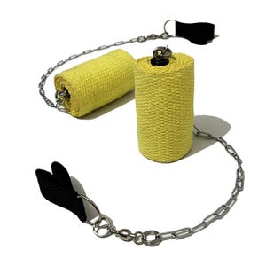 Fire Poi - 100 mm rör - Ren Kevlar