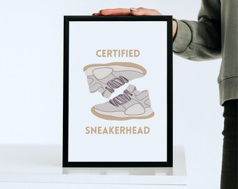 Sneaker Art Sneakerhead Fashion Art Schoenen Hype Art voor Hem Kunst voor Haar Valentijnscadeau Slaapkamer Art Trendy Luxe Art Streetwear Style Art