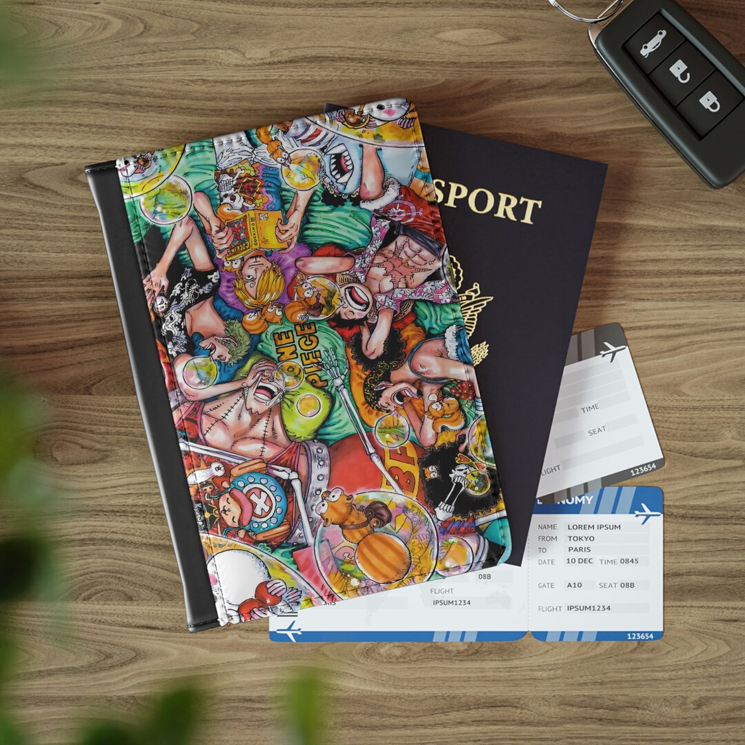 Anime Passport Cover One Piece Passport Case Passport Rfid Etsy