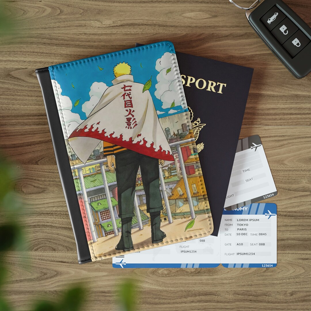 Naruto Hokage Anime Passport Cover Anime Passport Travel Etsy