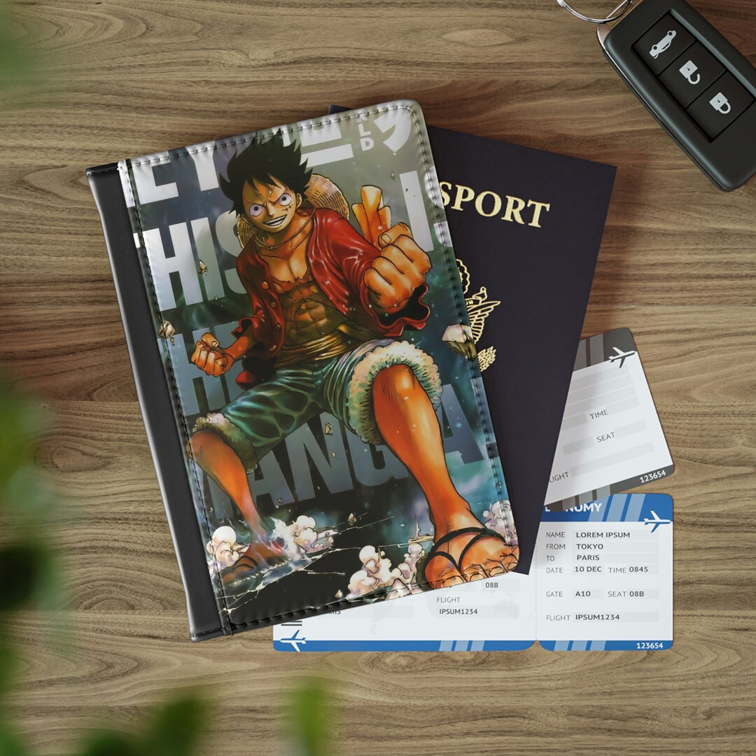 Luffy Passport Cover Anime Passport Holder One Piece Passport Etsy