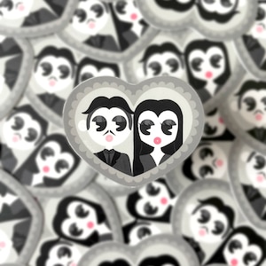 gomez and morticia sticker
