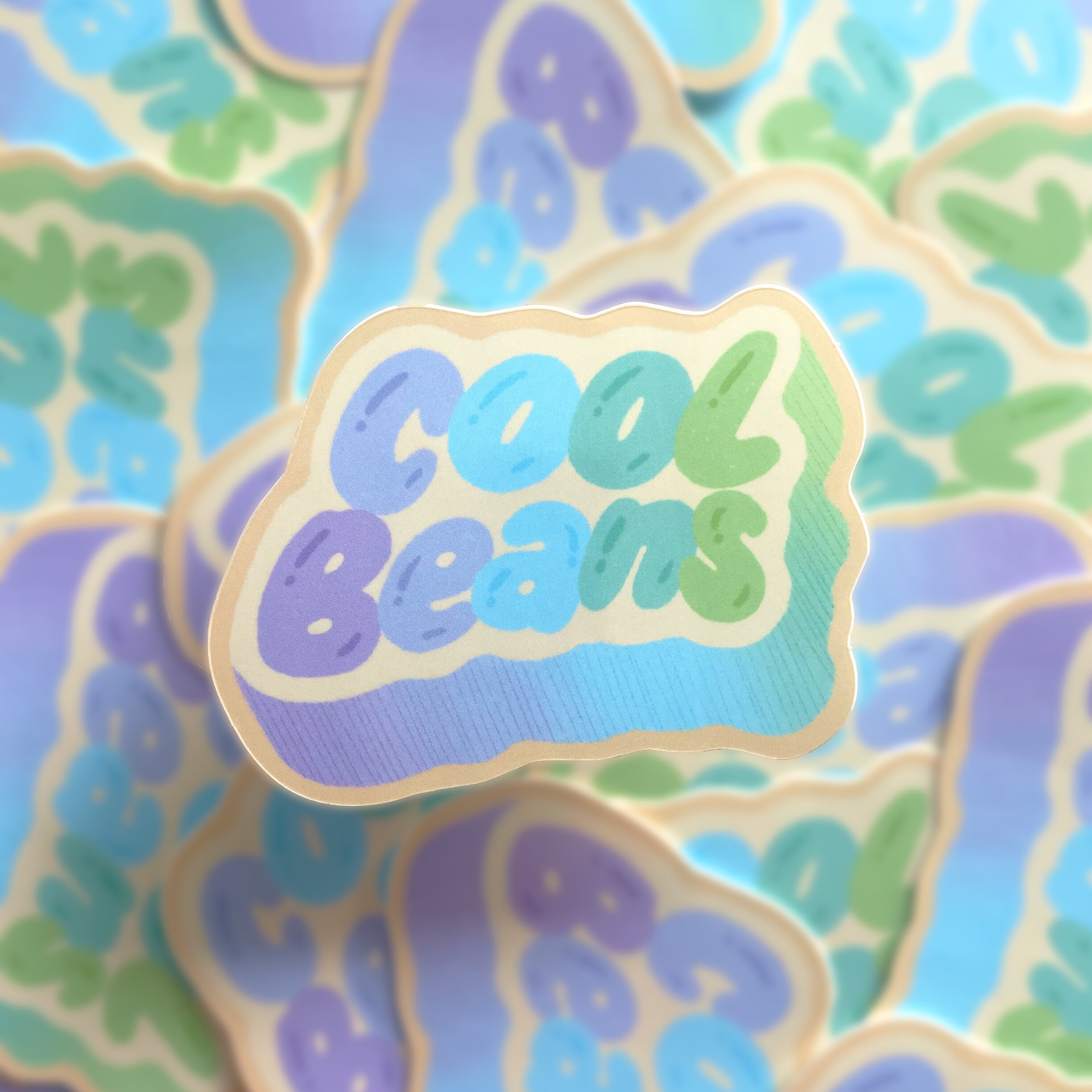 Rarest Sticker Bean Cool Beans Sticker - Etsy