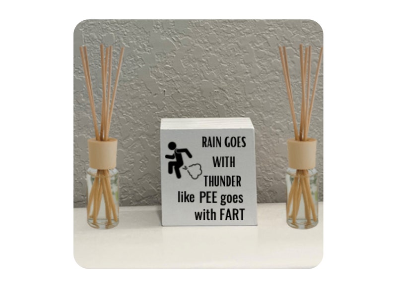 Funny Bathroom Shelf Signs Etsy