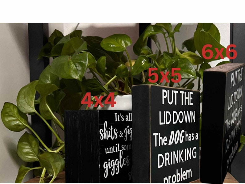 Funny Bathroom Shelf Signs Etsy