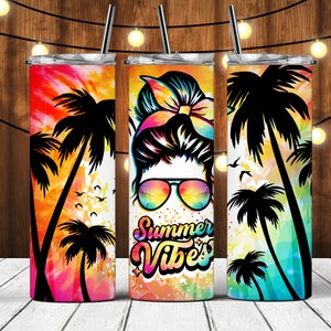 Summer Vibes beach Tumbler
