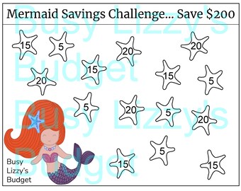 Mermaid Savings Challenge