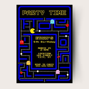 PacMan Geburtstagsparty