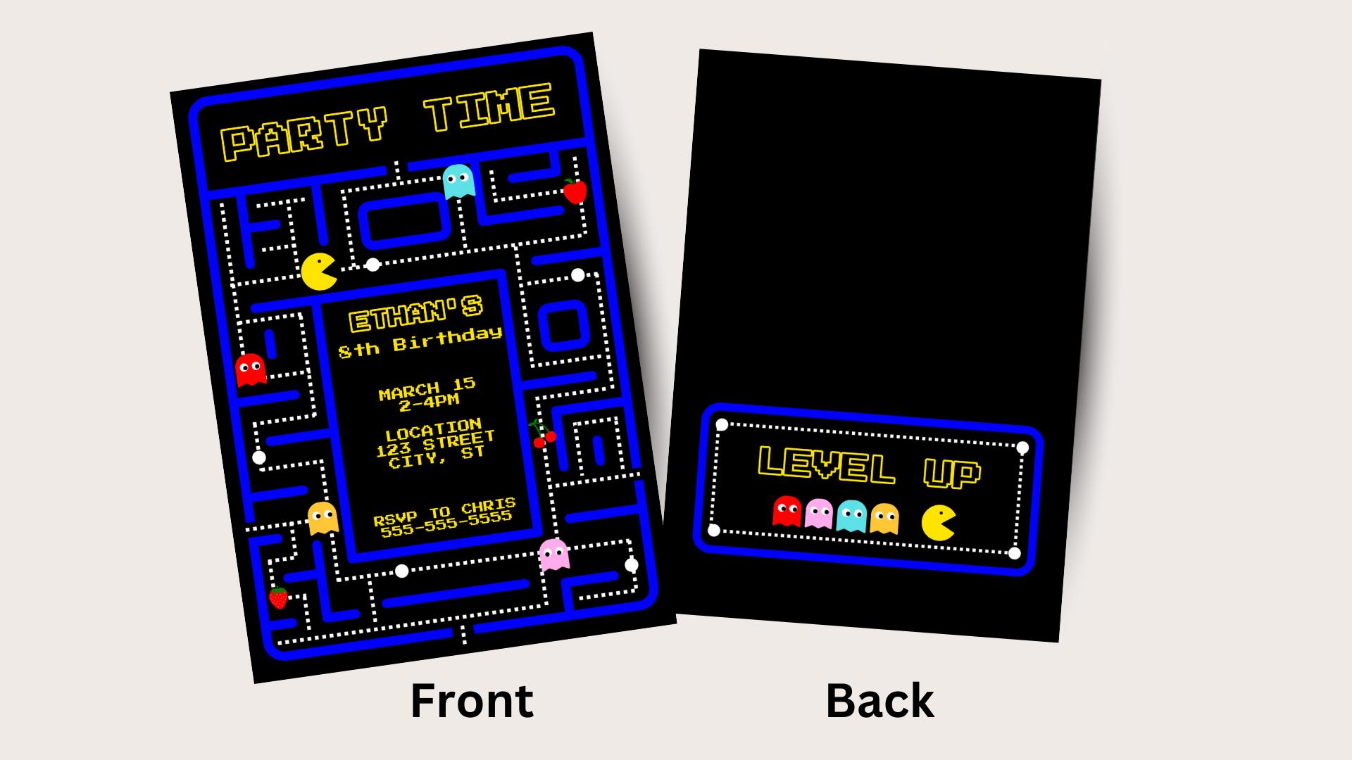 Pacman Birthday Party - Etsy pacman-birthday-party-etsy