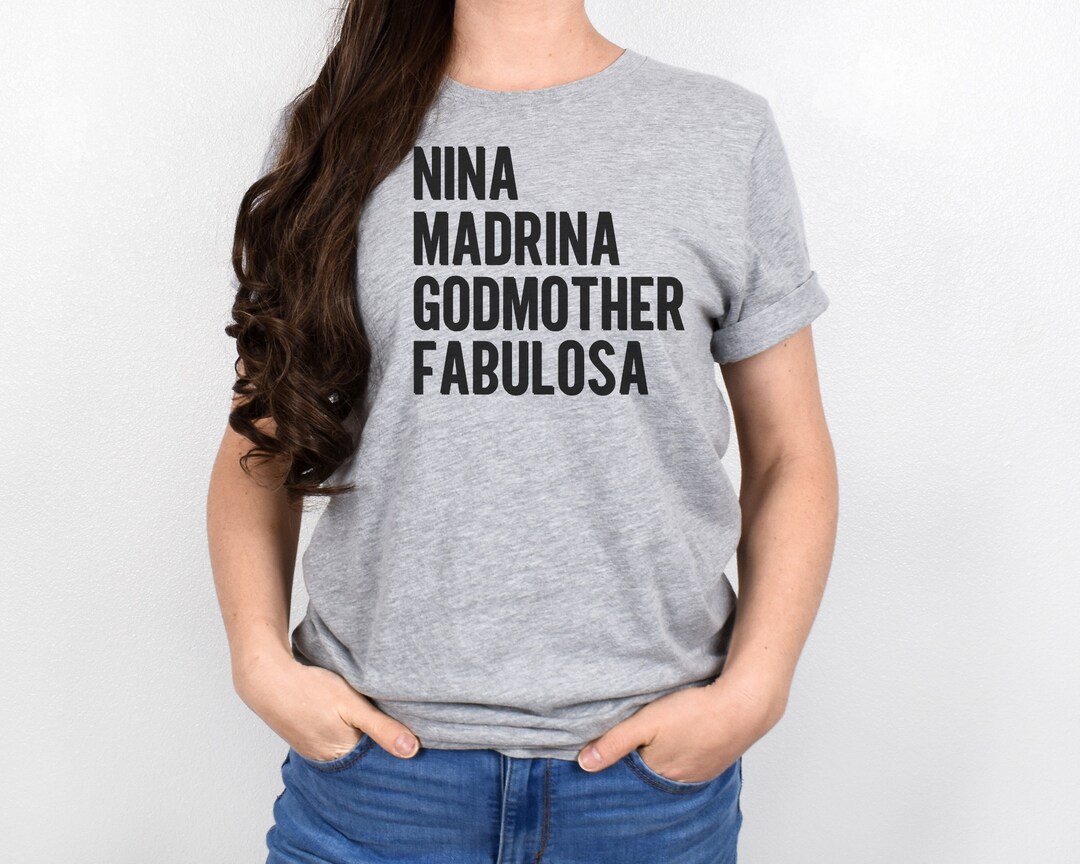 Godmother Gift for Mothers Day T-shirt, Madrina Gift for Mothers Day