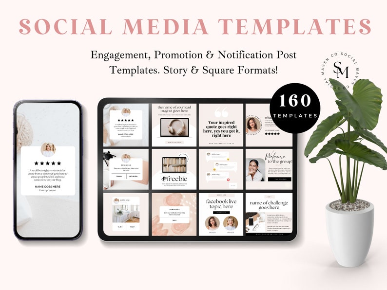 Virtual assistant template bundle. Everything you need to run a successful virtual assistant business includes business plan, social media templates, client onboarding, roadmap and more!