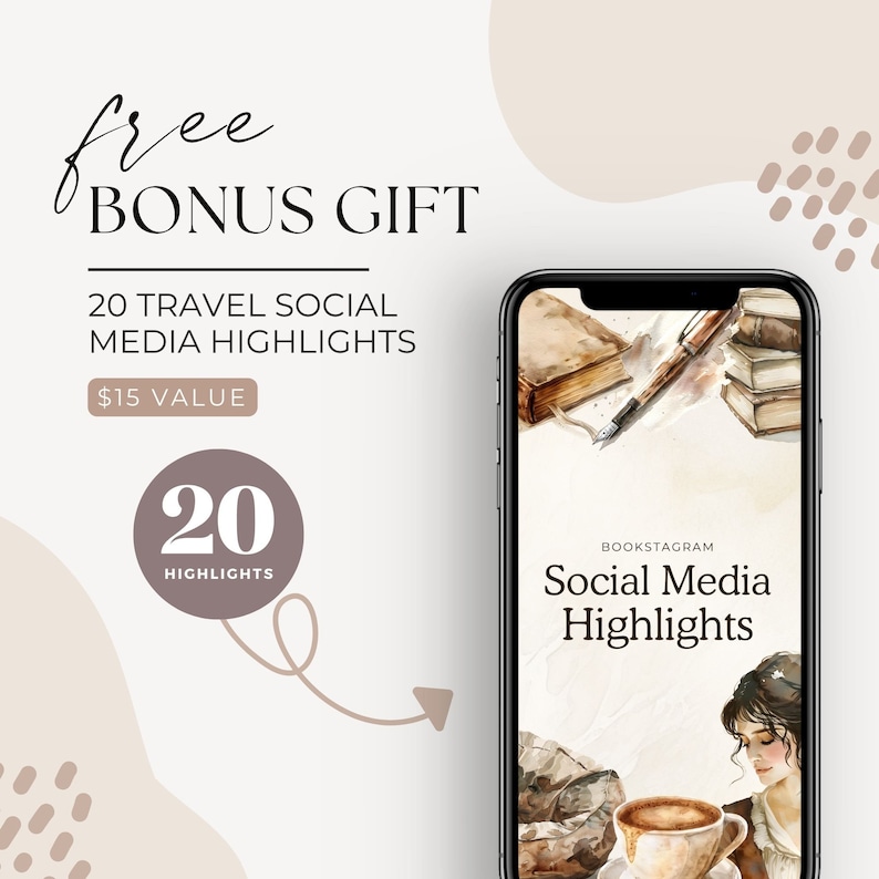 Bookstagram Canva Templates, Book Social Media Posts, Book Marketing, Bookstagram Templates, INSTANT DOWNLOAD, Author Instagram