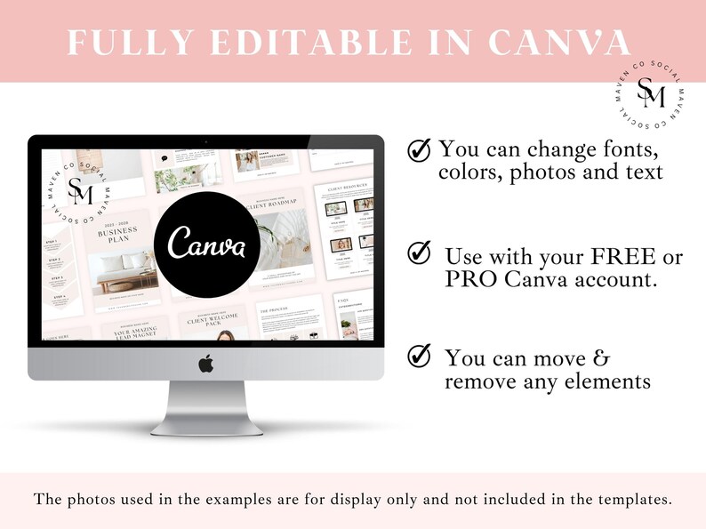 600+ Virtual Assistant Canva Template Bundle, Virtual Assistant Branding, VA Templates, Onboarding Template, VA Instagram Template image 9