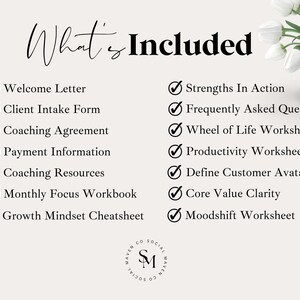 client intake forms, coaching template, coach intake forms, 60 editable Canva templates.