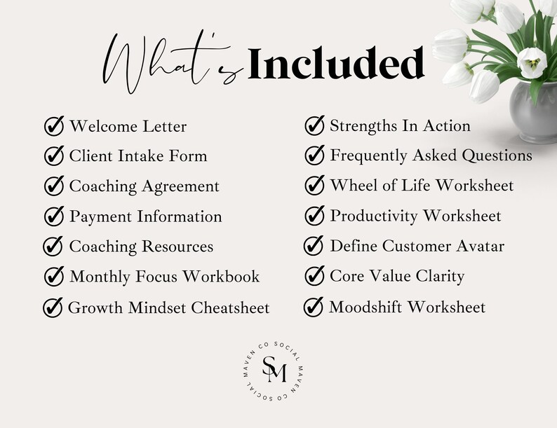 client intake forms, coaching template, coach intake forms, 60 editable Canva templates.