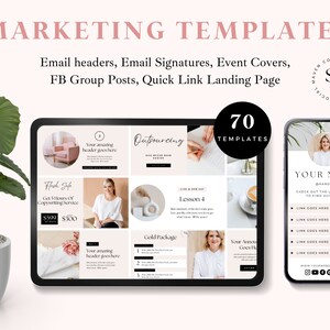 Virtual assistant template bundle. Everything you need to run a successful virtual assistant business includes business plan, social media templates, client onboarding, roadmap and more!