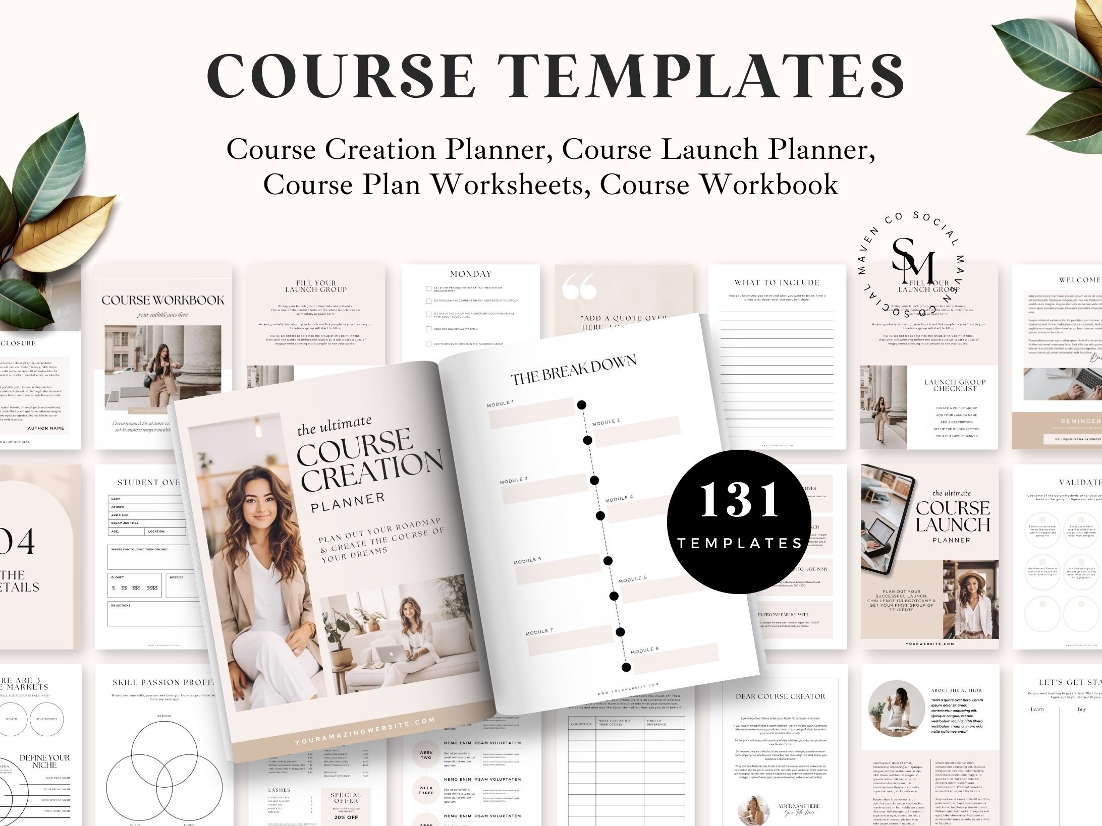 600+ Course Creator Template Bundle, Editable in Canva, Course Creator ...