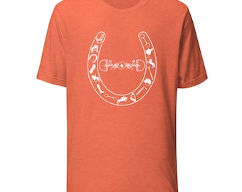 Dapper Darling Horseshoe Tee