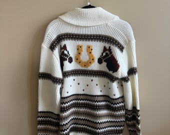 Vintage/ Curated  Horse Cardigans