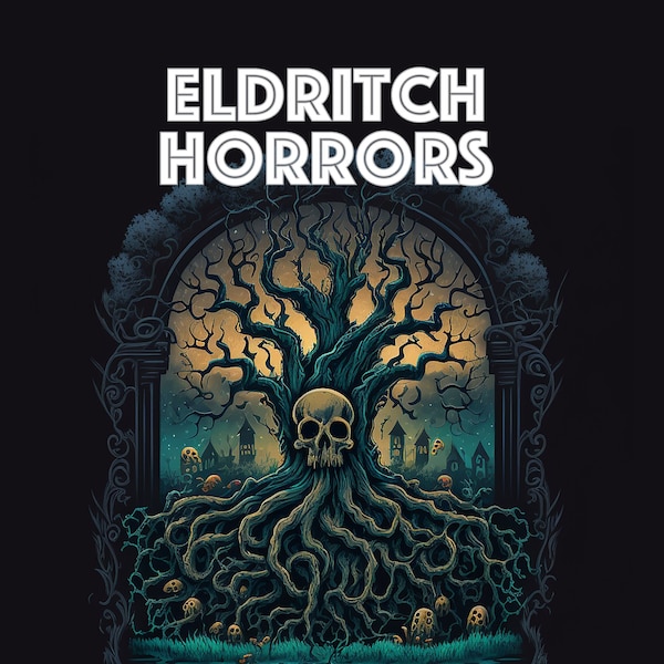 Eldritch Horrors Lovecraft Cthulu mythos Adult Coloring Activity Book (PDF download)