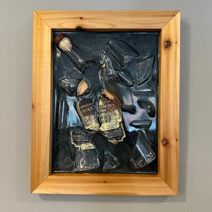 Calumet Bourbon - whiskey - Broken Bottle Art