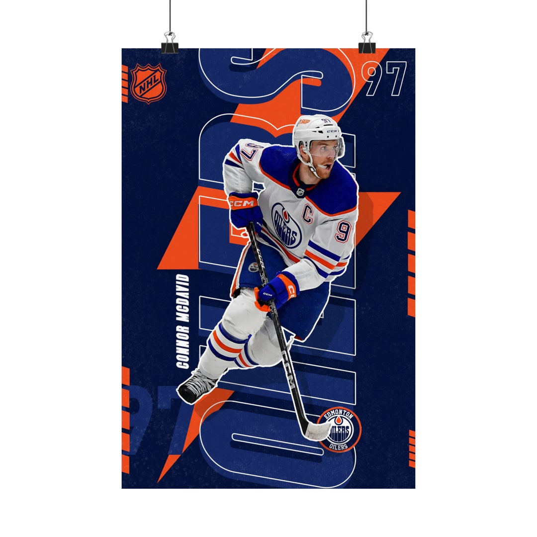 Connor Mcdavid NHL Poster Hockey Wall Art, Print for Fans, Home Decor ...