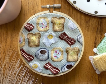 Brekkie Sampler - Cross Stitch Pattern PDF