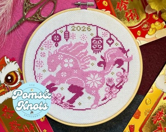 Year of the Horse - Cross Stitch Pattern PDF